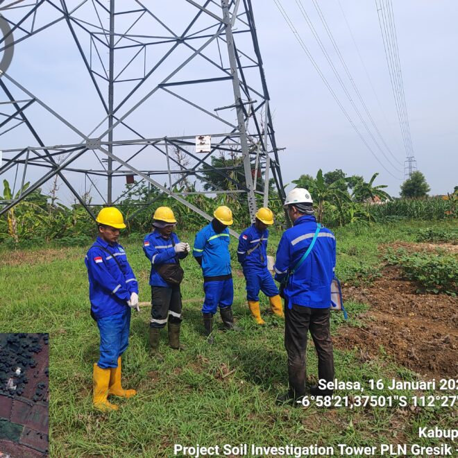 Project Soil Investigation Tower PLN Gresik - Lamongan